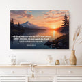 Psalm 121:1-2 - A Song Of Ascents Faith Wall Sign by Tailored Canvases