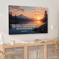 Psalm 121:1-2 - A Song Of Ascents Faith Wall Sign by Tailored Canvases