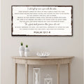 Psalm 121:1-8 - My Help Comes From The Lord Sign by Tailored Canvases