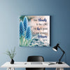 Psalm 136:1 - Give Thanks To The Lord Faith Wall Sign