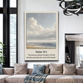 Psalm 19:1 - The Heavens Declare The Glory of God Faith Sign by Tailored Canvases