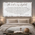 Psalm 23 - The Lord Is My Shepherd Sign III by Tailored Canvases