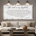 Psalm 23 - The Lord Is My Shepherd Sign III by Tailored Canvases