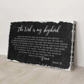 Psalm 23 - The Lord Is My Shepherd Sign IV by Tailored Canvases