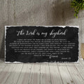 Psalm 23 - The Lord Is My Shepherd Sign IV by Tailored Canvases