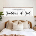 Psalm 27:13 - I Have Seen The Goodness of God Faith Sign by Tailored Canvases