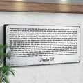 Psalm 91: 'Whoever Dwells in the Shelter of the Most High' Sign - Inspirational Christian Wall Art , Religious Decor by Tailored Canvases