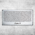 Psalm 91 - Whoever Dwells In The Shelter Of The Most High Sign IV by Tailored Canvases