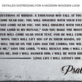 Psalm 91 - Whoever Dwells In The Shelter Of The Most High Sign IV by Tailored Canvases