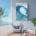 Psalm 93:4 - Mightier Than The Waves Sign by Tailored Canvases