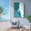 Psalm 93:4 - Mightier Than The Waves Sign by Tailored Canvases