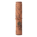 PU Leather Rollup Pen Bag Vintage Creative Map Pencil Case by DailySale
