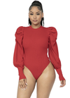 Puff Sleeve Knit Bodysuit