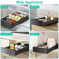 Pull Out Cabinet Organizer Carbon Steel Quiet Slide Rails by DailySale