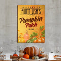 Pumpkin Patch Sign VII by Tailored Canvases