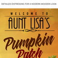 Pumpkin Patch Sign VII by Tailored Canvases