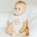 graphic bodysuit | pumpkin spice nice by Finn + Emma