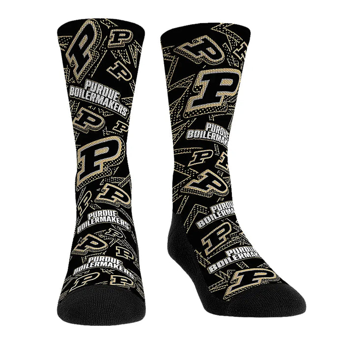 Purdue Boilermakers - Microdot All-Over by Rock 'Em Socks