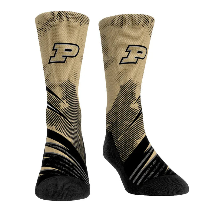 Purdue Boilermakers - Slash Slant by Rock 'Em Socks