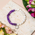 Pure Luck - Horseshoe Amethyst Bracelet by Conscious Items