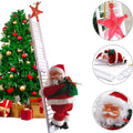 Puroregno Electric Climbing Ladder Rope Santa Claus Doll by DailySale