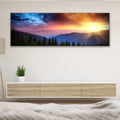 Purple And Sunrise Canvas Wall Art by Tailored Canvases