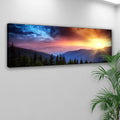 Purple And Sunrise Canvas Wall Art by Tailored Canvases