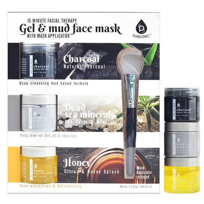 Pursonic 15-Minute Facial Therapy Gel & Mud Face Mask by DailySale