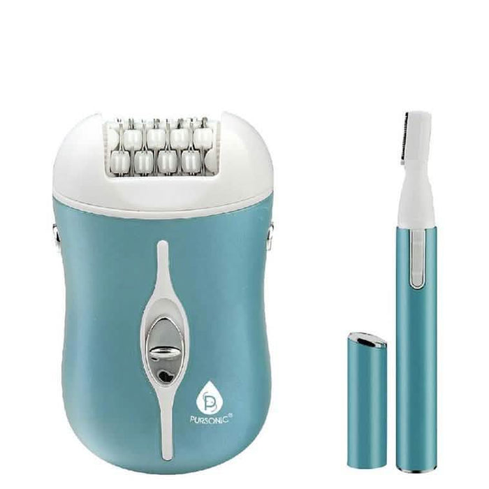 Pursonic 2-Speed Rechargeable Epilator & Hairline Trimmer Kit by DailySale