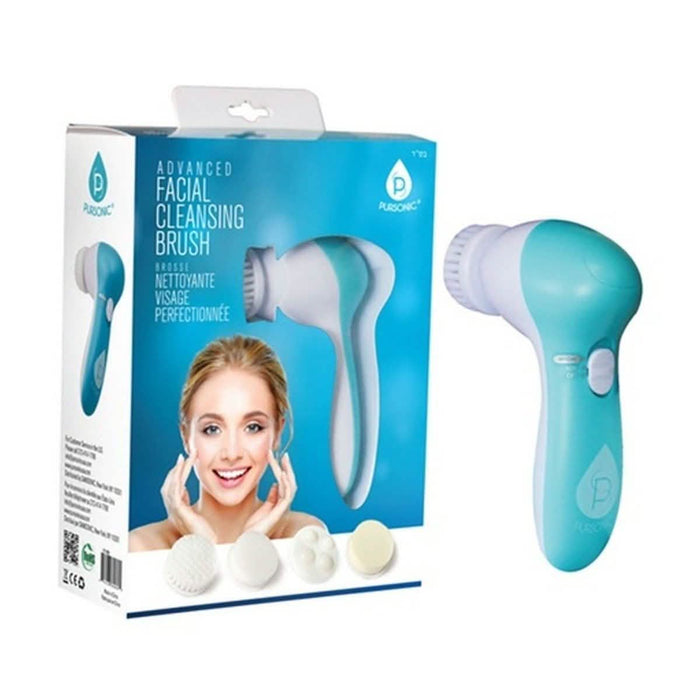 Pursonic 5-in-1 Facial Cleansing Brush and Massager Combo Kit - Assorted Colors by DailySale