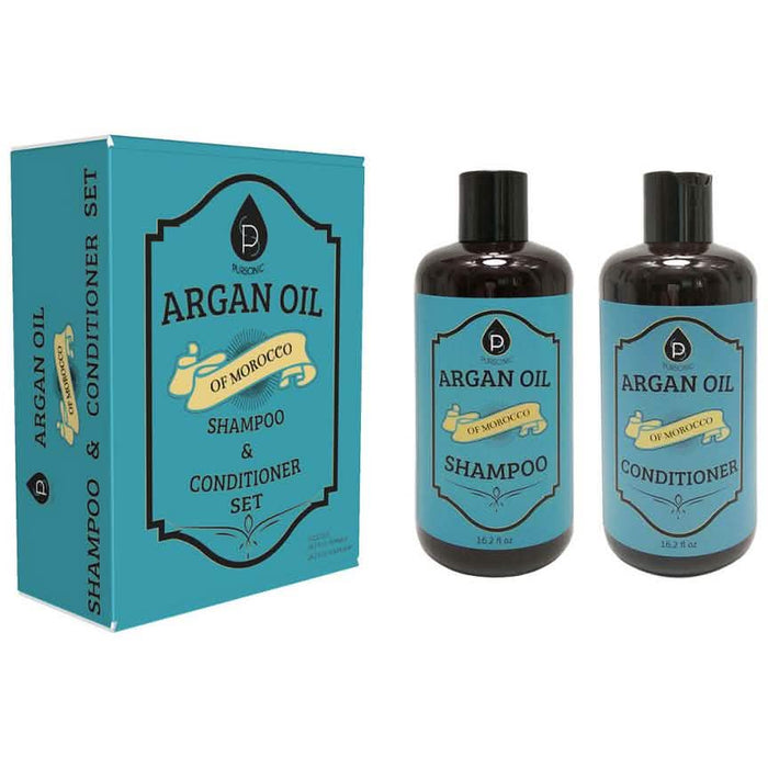 Pursonic Argan Oil 16.2oz Shampoo and Argan Oil 16.2oz Conditioner Set by DailySale