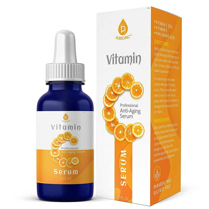 Pursonic Vitamin C Best Organic Anti-Aging Moisturizer Serum by DailySale