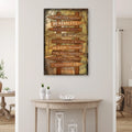 Pursue Your Passion Never Give Up Motivation Sign II by Tailored Canvases