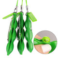 Push Pea Squeezing Keychain by DailySale