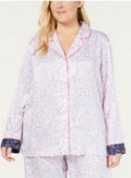 Charter Club Women's Satin Notch-Collar Pajama Top by Vanessa Jane