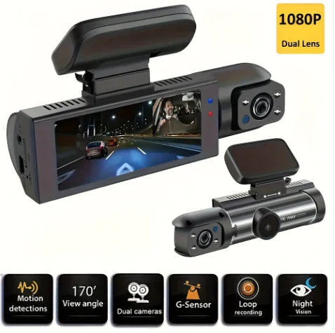 360° Dual Lens Car Dash Cam by Perfect Stock