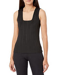Theory Jacquard Square-Neck Tank Top by Vanessa Jane