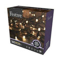 Festive CHRISTMAS STRING LIGHTS Battery Operated Timer LED Warm/Cold 300 2pk by Vanessa Jane