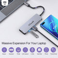 QGeeM 5-in-1 USB C to HDMI Adapter with 4K HDMI Output by DailySale