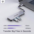 QGeeM 5-in-1 USB C to HDMI Adapter with 4K HDMI Output by DailySale