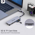QGeeM 5-in-1 USB C to HDMI Adapter with 4K HDMI Output by DailySale