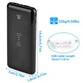 Qi Wireless Charging Station 10000mAh Power Bank by DailySale