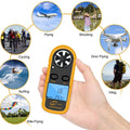 Qotone GM816 Digital Anemometer Wind-Speed Gauge Meter by DailySale