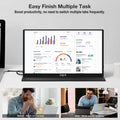 QQH 15.6" 1080P IPS Portable Monitor (Refurbished) by DailySale
