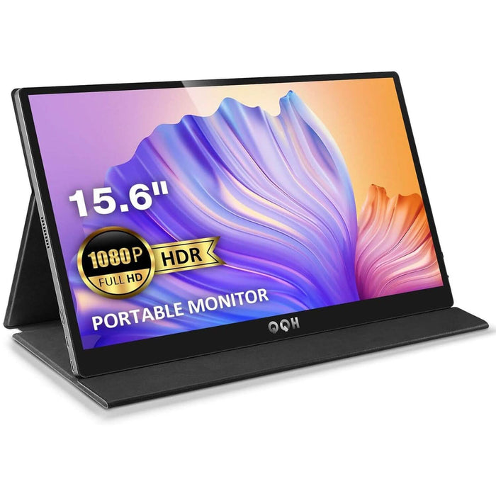 QQH 15.6" 1080P IPS Portable Monitor (Refurbished) by DailySale