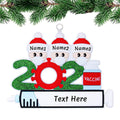 Quarantine Special Family Christmas Ornaments Personalized Gifts by DailySale