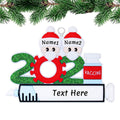 Quarantine Special Family Christmas Ornaments Personalized Gifts by DailySale