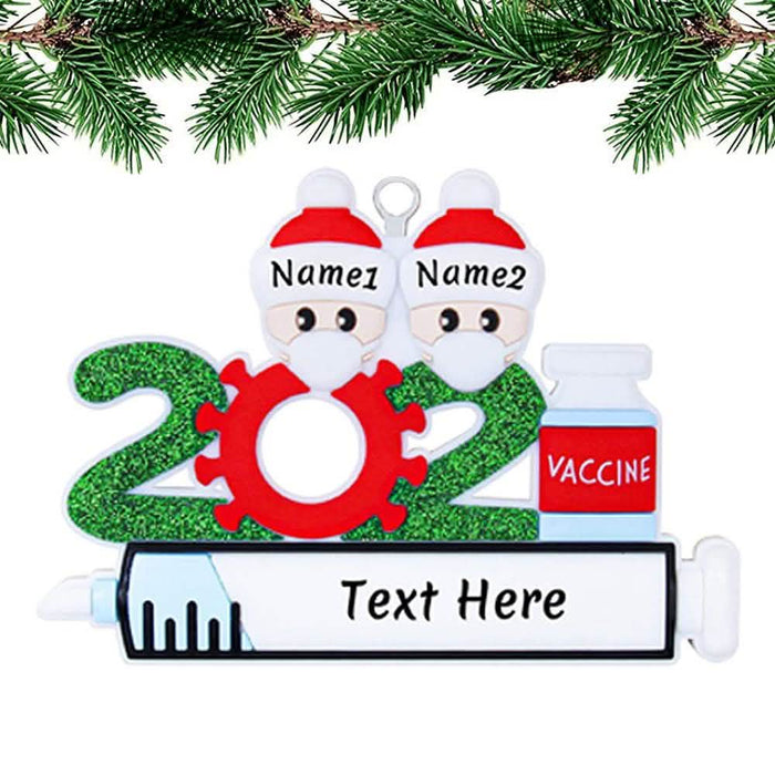 Quarantine Special Family Christmas Ornaments Personalized Gifts by DailySale