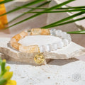 Quartet of Luck - Citrine & Selenite Bracelet of Serendipity by Conscious Items