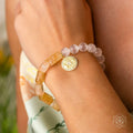 Quartet of Luck - Citrine & Selenite Bracelet of Serendipity by Conscious Items